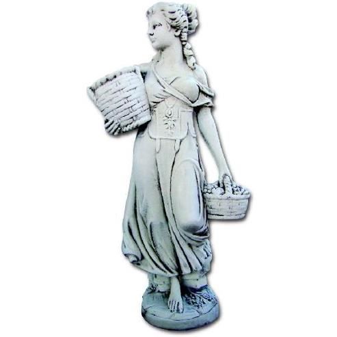 Statue de jardin Jeune Fille aux Paniers