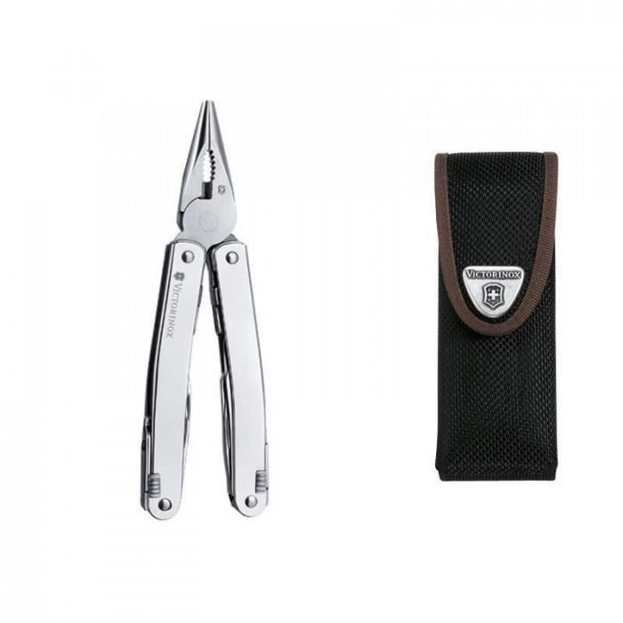 couteau multifonctions sublime coutellerie outils pince outil multi-outils victorinox 3.0227.n swisstool spirit + etui nylon