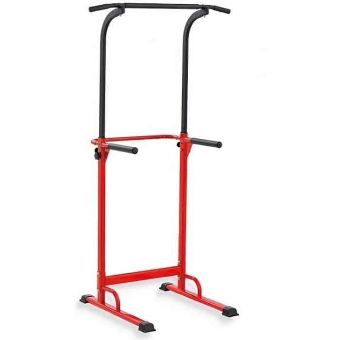 Barre de traction ajustable Station musculation Dips station Chaise romaine- Pull up bar