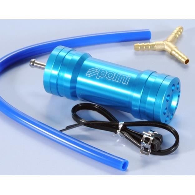 BONBONNE RECUPERATEUR DE GAZ (POUMON) POLINI EN BLEU ADAPT : UNIVERSEL