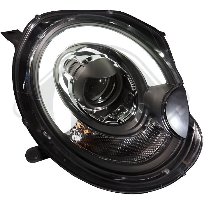 1206585 , Paire de Feux Phares Daylight LED noir pour BMW Mini One Cooper Clubman R56- 57 de 2006 a 2010
