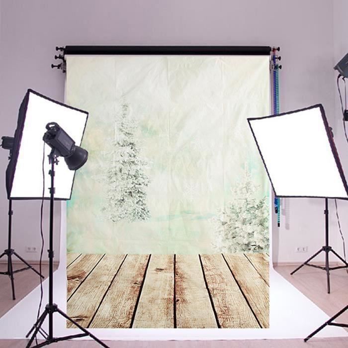 Toile de Fond Noël Fireplace Photographie Studio Photo Décor