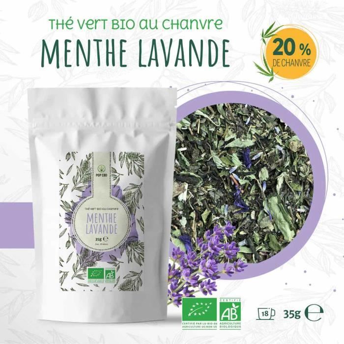 Thé Vert Bio au Chanvre CBD \