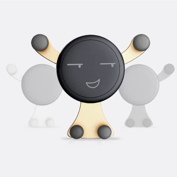 Support de berceau de support de véhicule d'évent d'air de support de bâti de voiture d'Emoji pour le téléphone portable