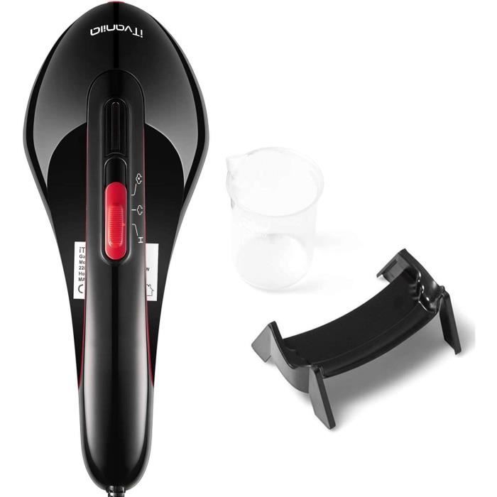Défroisseur à Vapeur, iTvanila 1500W 15S Defroisseur Vapeur Portable, Defroisseur Vertical et Fer à Repasser Horizontal 2 en 1, Parf