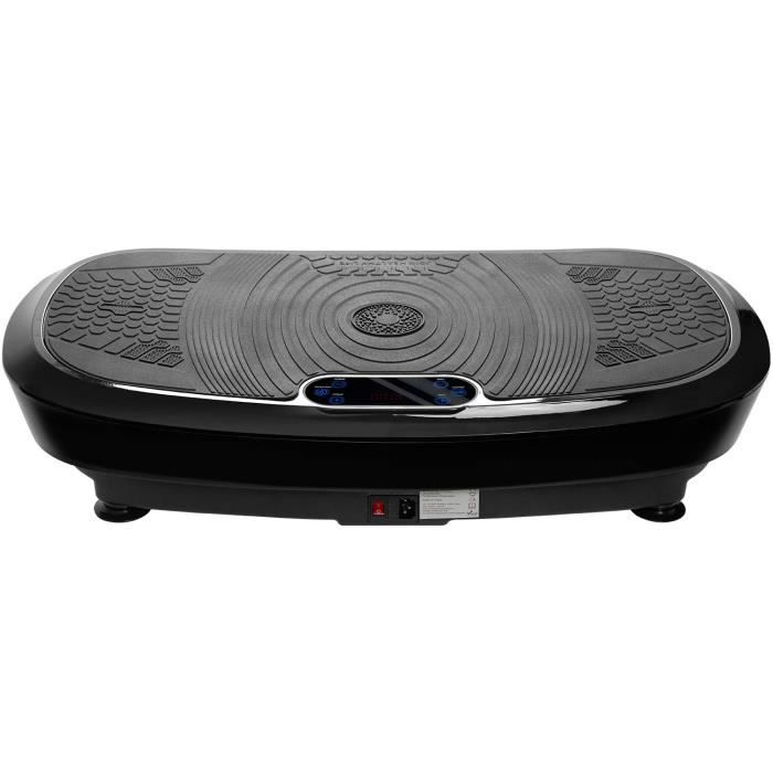 Plateforme plaque vibrante avec 4 Programmes de Fitness-180 niveaux de vitesse-150 kg max-Bluetooth sans fil-Vibration 2D Wipp