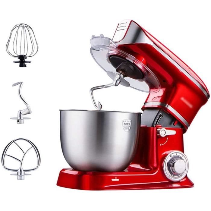 Robot Pâtissier Stand Mixer Machine Food Processeur Dough Mélangeur 1000W Mélangeur de cuisine élec124