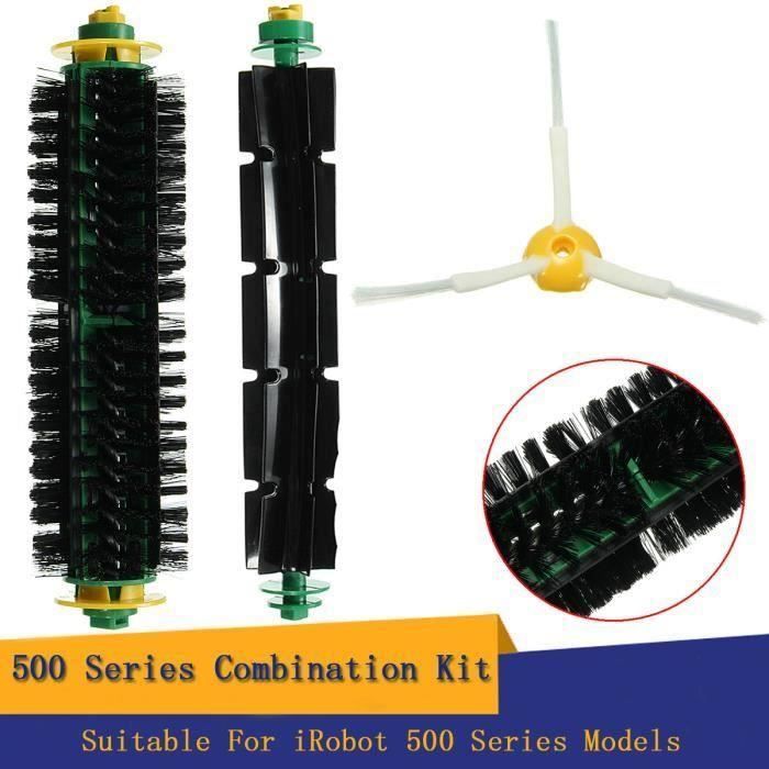 Brosse à Poisl Pour Irobot Roomba 500 Séries 530 540 550 560 570 580 551 561 555 Wir34