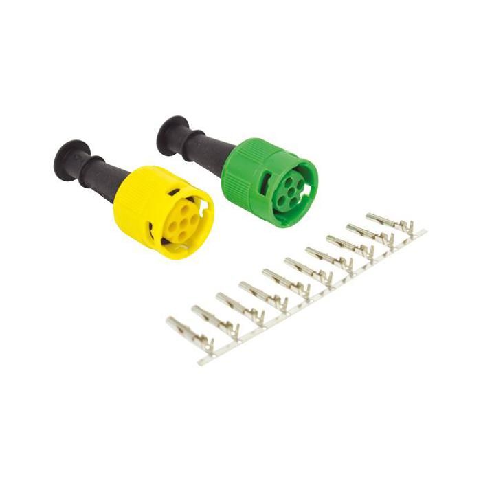 Carpoint bouchons éclairage de la remorque jaune/vert/noir 7 pièces