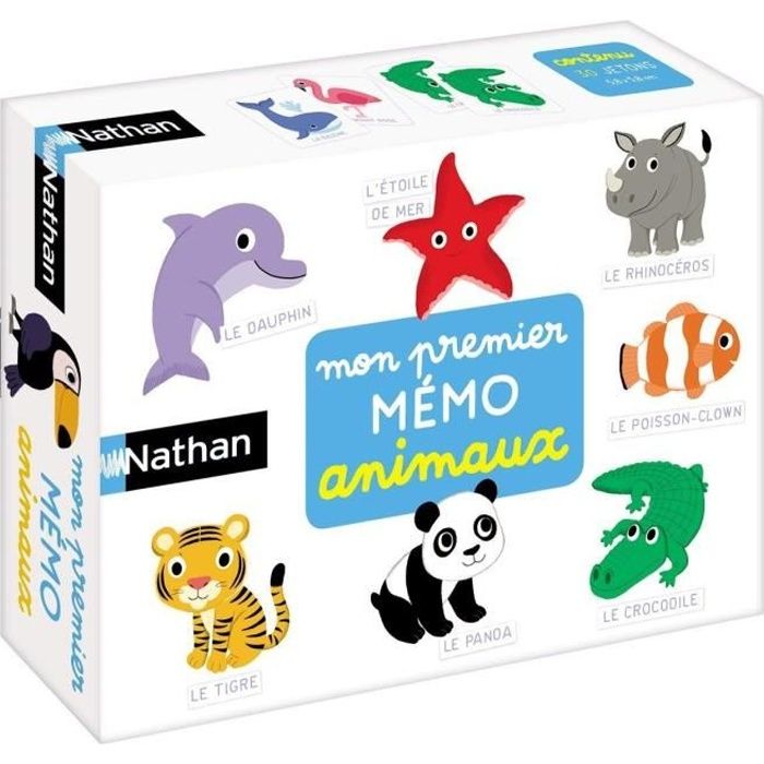 NATHAN - Mon Premier Mémo Animaux