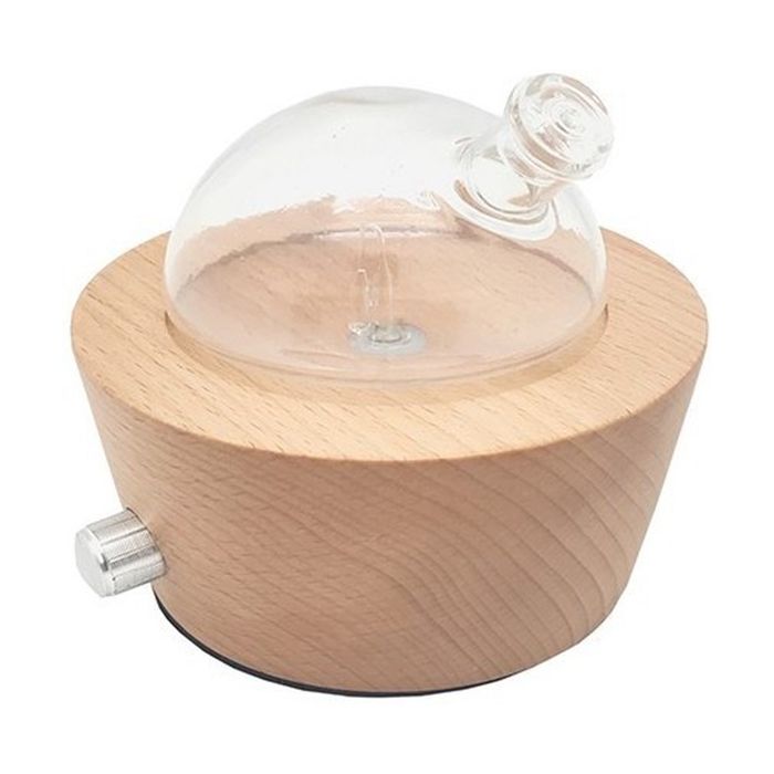 Diffuseur d'huiles essentielles par Nébulisation - Bois et verre