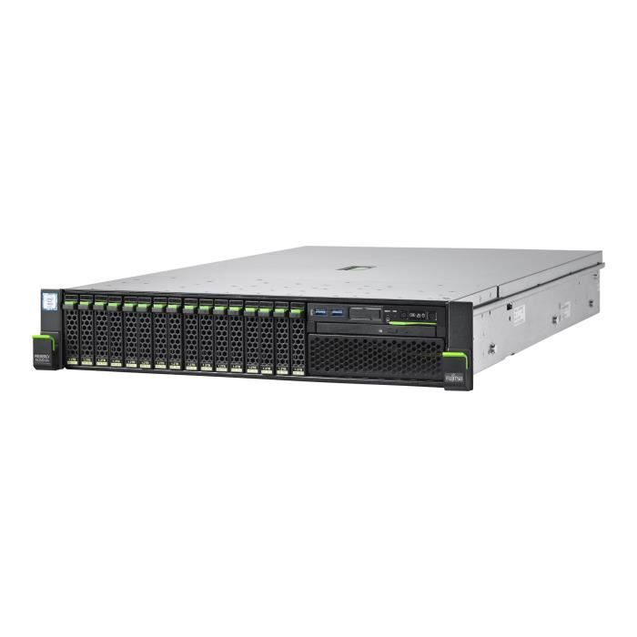 FUJITSU Serveur Primergy RX2520 M4 - Montable sur rack - 2U - 2 voies - 1 x Xeon Silver 4110 / 2.1 GHz - RAM 16 Go - SATA