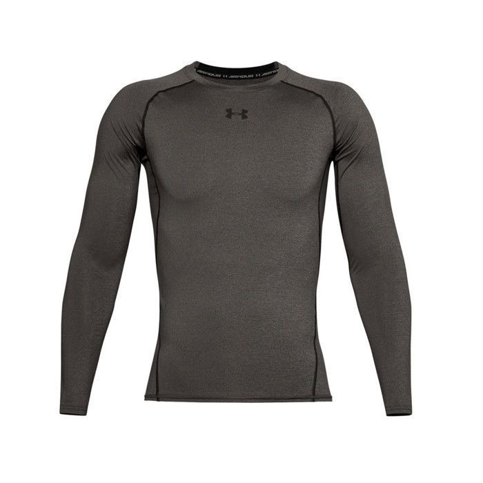 Under Armour Heatgear Compression T-shirt longsleeve 1257471-090 Homme Gris