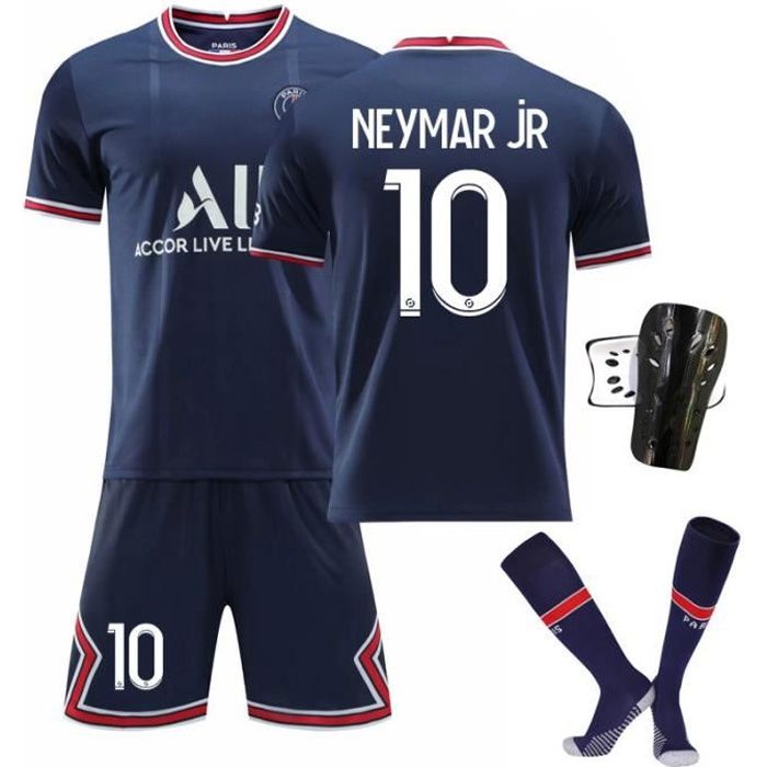 Maillot Paris 2021-2022 domicile et extérieur Maillot de football enfant Neymar n°10