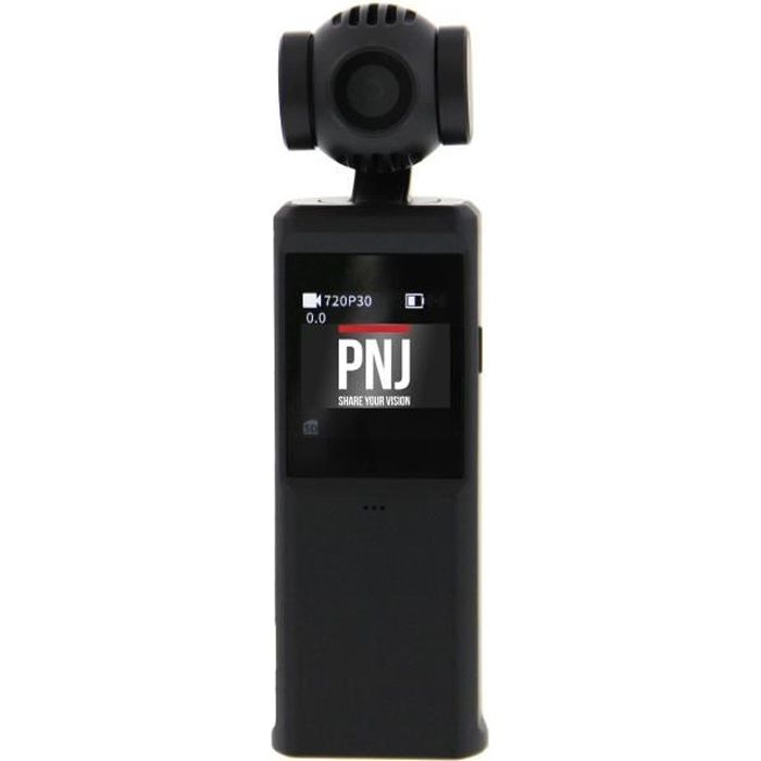 PNJ - Stabilisateur de poche PNJ Pocket - Caméra 4K - Tête 3 axes motorisée - écran tactile intégré 