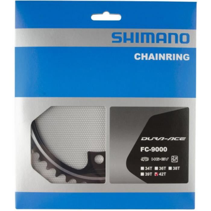 Shimano Dura-Ace FC-9000 - Plateau - 11 vitesses ME noir