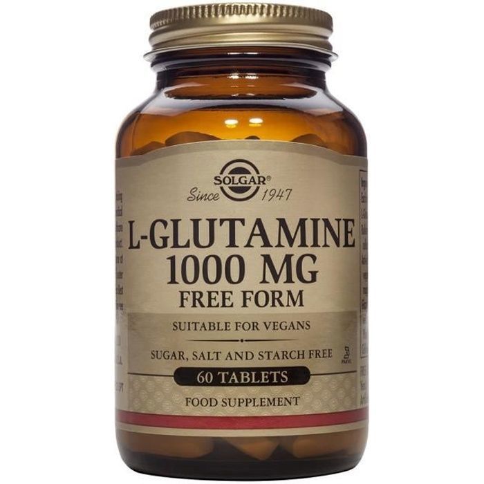 Solgar L-Glutamine 1000 mg - Comprimés - 60