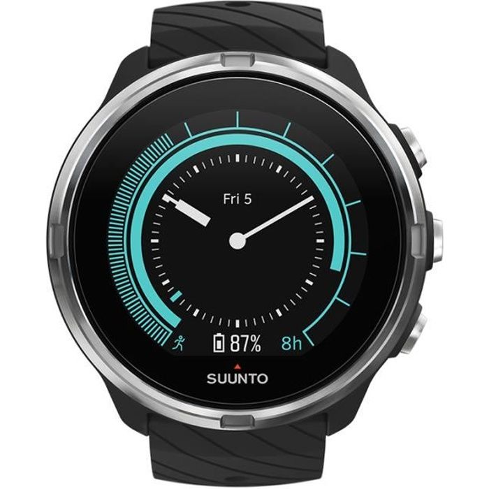 Suunto 9, Noir, Argent