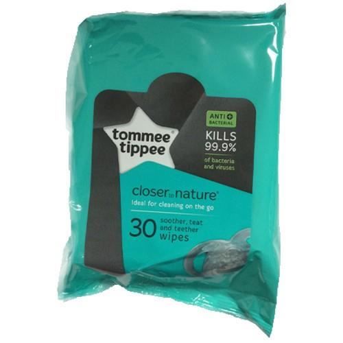 Tommee Tippee 30 Lingettes Biodegradables Pour Tétines Hygiène
