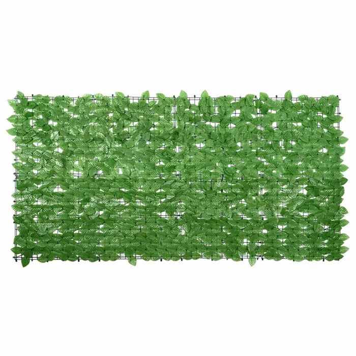 vidaXL Écran de Balcon avec Feuilles Brise-vue Écran de Confidentialité Clôture de Protection Écran dIntimité Jardin 367844
