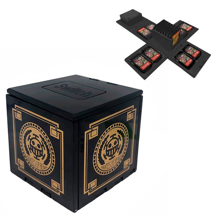 Boîte De Rangement Pour Jeux Nintendo Switch - Design Minecraft (Cartouches)