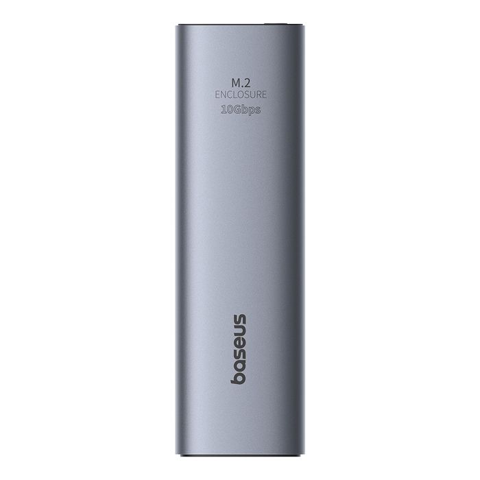 Boîtier SSD - Baseus - FlyJoy - USB 3.2 - 10 Gbit/s - M.2 NVMe - Gris sidéral