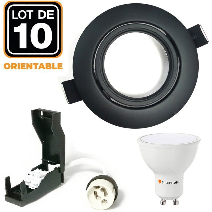 Spot Encastrable OSRAM Avec Driver Intégré - Blanc Chaud 3000K - Boîtier Plastique, IP20 - Lot Complet Accessoires