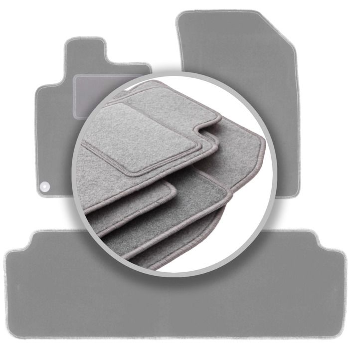 Tapis De Sol Luxury Pour Peugeot 407 2004-2010 - Set 4 Pièces Velours 11mm - Coupé/Break/Berline