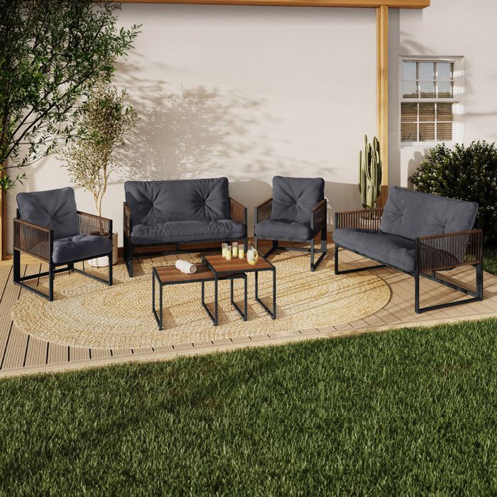 Salon de Jardin RIO Idmarket - vue 2