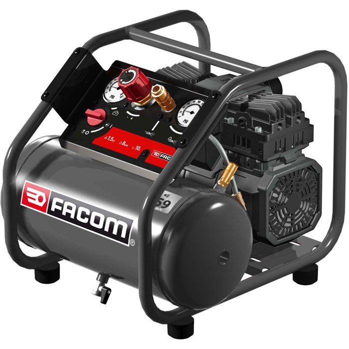 Compresseur d'air structure de chantier silencieux Facom 1.6 HP - vue 4