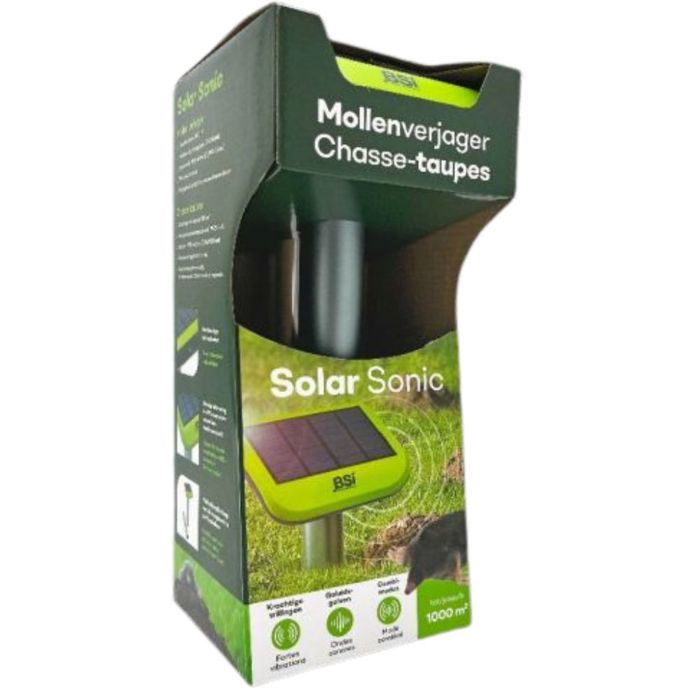 Lot De 4 Répulsifs Anti-Taupes Et Serpents Solaires - Vibrations 1400m² - Protection Jardin Efficace