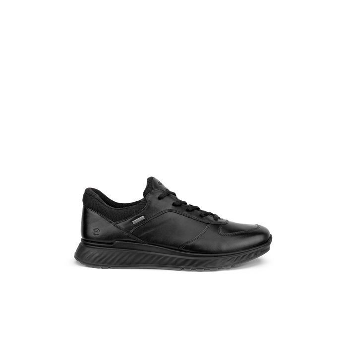 ECCO ECCO Exostride Gore-Tex - Baskets cuir imperméables noir soutien anatomique