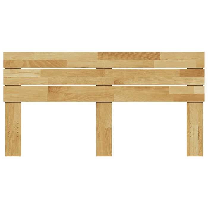 Tête de lit en bois massif de chêne - WIENS - 140 cm - 142x3x79 cm - Brun - Style Scandinave Moderne - Robuste et stable