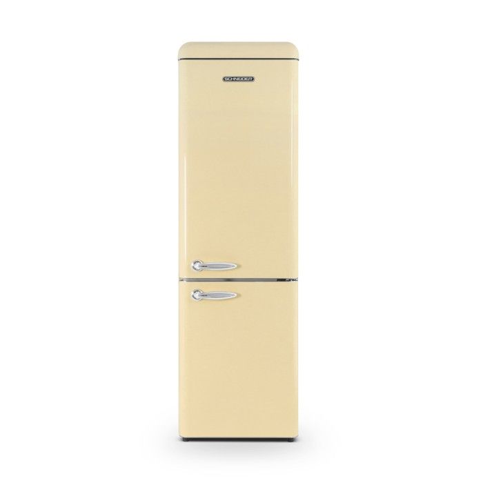 Schneider SCCB250V-CRE - Réfrigérateur combiné 249L Vintage Crème - Schneider