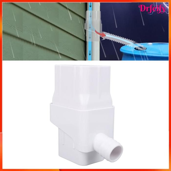 Système de collecte deau de pluie - AKOZON - Kit 5 pcs - Installation facile - ABS haute durabilité - Détournement vers réservoir