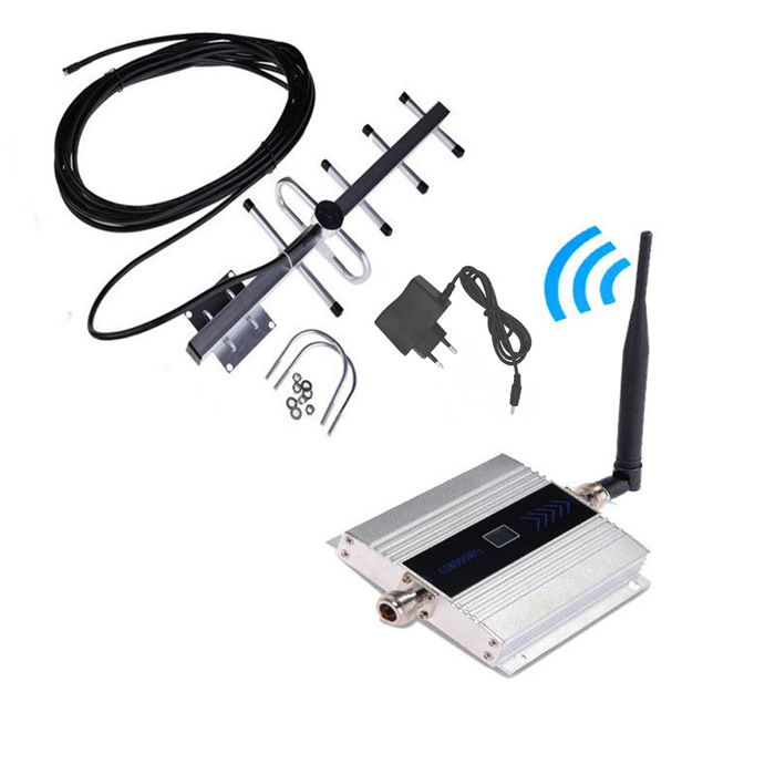 Amplificateur de signal mobile - PZCC - Tri-bande 800/900/2100 MHz - Gain 68 dB - Couverture 150 m²