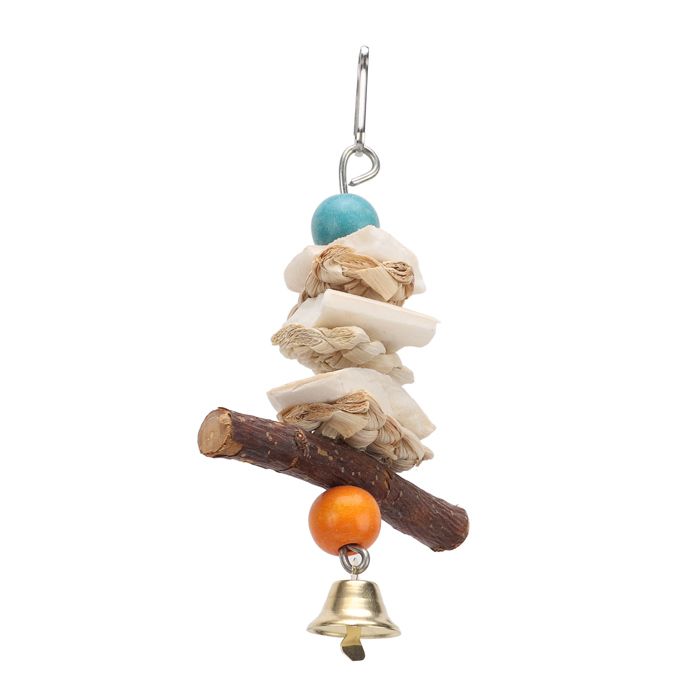 AUCUNE jouet en os de seiche doiseau Jouets en os de seiche suspendus pour perroquets jouets à mâcher avec animalerie jouet