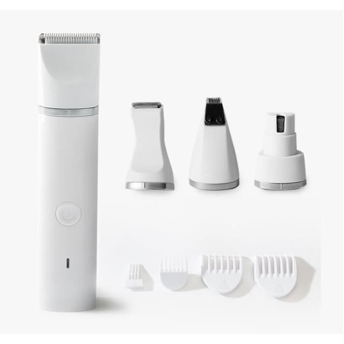 Comparer les prix de Tondeuse Chien Chat pour Poil Longs/Epais/Courts/BouclésKit Tondeuse de Toilettage Silencieux sans Fil Rechargeable pour Animaux