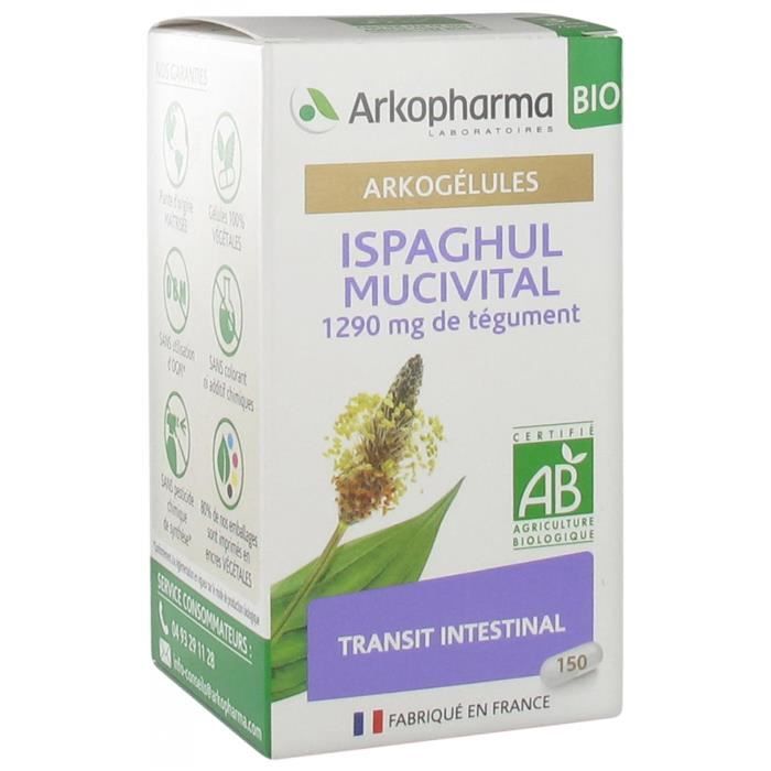 Compléments alimentaires - Arkopharma Arkogélules Bio Ispaghul 150 ...