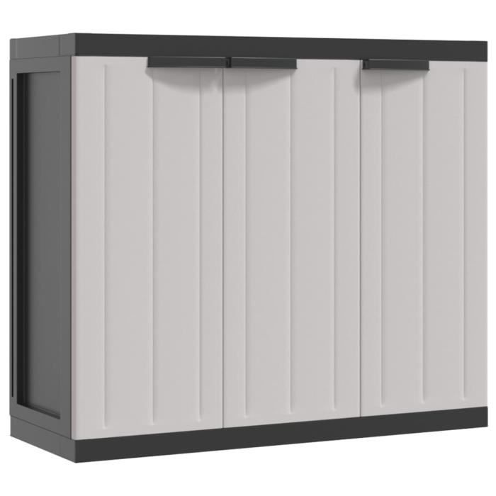 Coffre De Rangement Extérieur Casa.pro 850L - Toit Incliné, Acier Et Polyester
