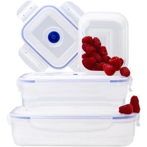 Bocal Hermétique Alimentaire 1800 Ml - Plastique PET Transparent - Avec Bec Verseur Et Tasse à Mesurer - Rangement Cuisine