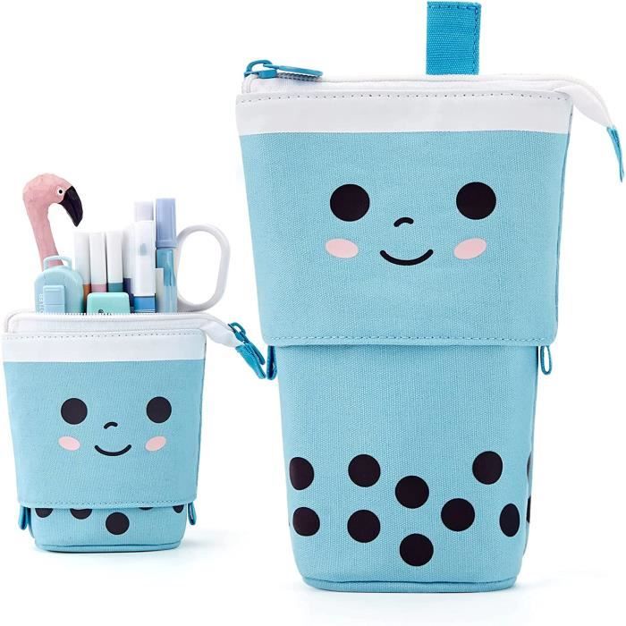 Lot De 2 Trousses à Crayons Avec Nœud Pour Filles - Pochette Scolaire Esthétique, Pour Stylos Ou Maquillage, Portable Et Pratique
