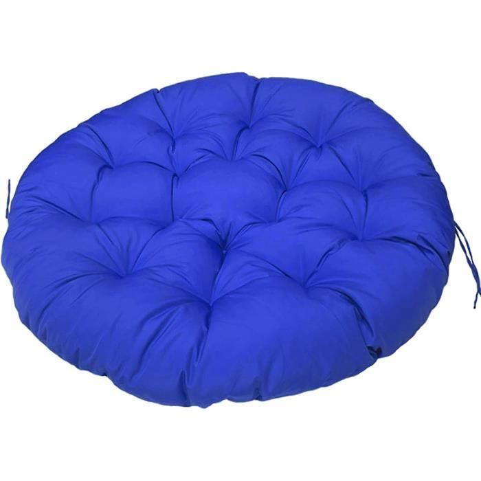 Coussins De Chaise Ronds, Doux Épais Coussin Fauteuil Papasan Coussin Fauteuil Rotin Pour Jardin Exterieur Balcon Et Salon Le Noir60cm 84734626