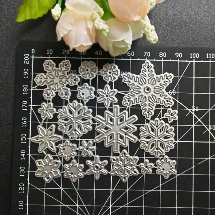 Matrices Découpe Métal Fleur/Cercle/Ovale - Lot 3 Pour Scrapbooking
