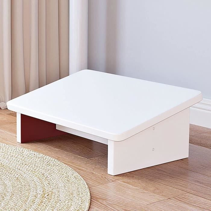 MagiDeal Repose-Pieds Bureau Ergonomique – Sous Bureau Antidérapant Blanc Soulage Fatigue