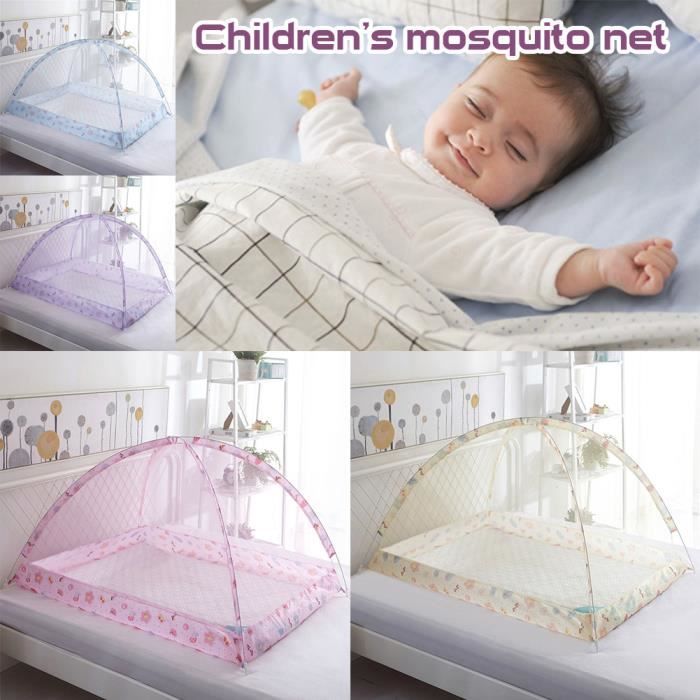 Vicica Moustiquaire Pliable Pour Enfants Bebe Tente De Filet D Auvent De Lit Moustiquaire Dome Sans Installation Vert Cdiscount Puericulture Eveil Bebe