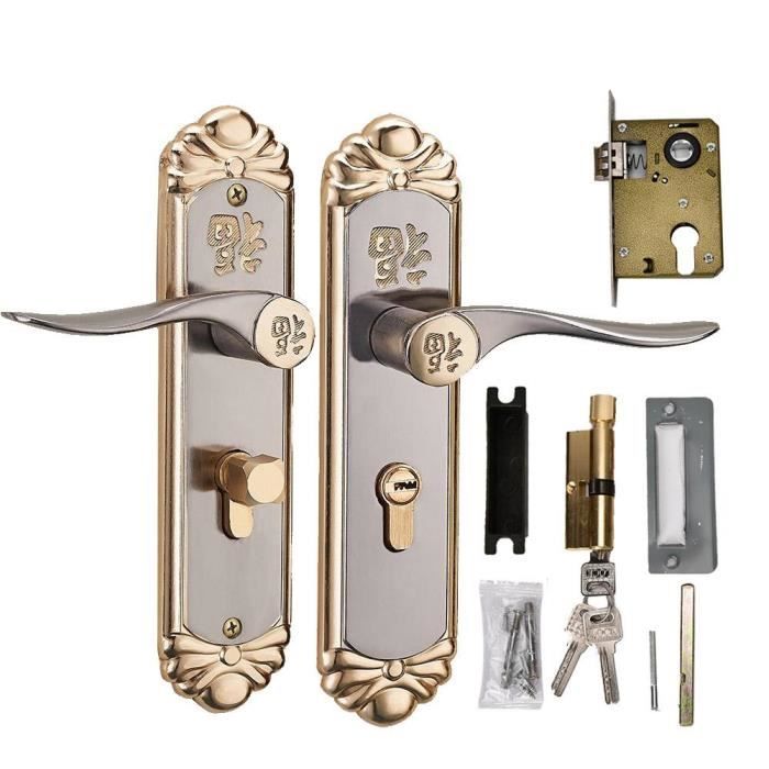 XUY Cylindre de serrure de porte pour porte en bois porte de chambre