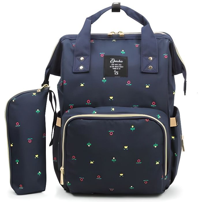  Sac &agrave; Langer B&eacute;b&eacute; &eacute;tanche en Oxford - Marque - Bleu - 55L capacit&eacute; 