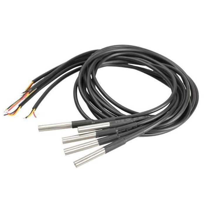 Sonde De Température DS18B20 étanche YUNIQUE - Pour Arduino Et Raspberry Pi - Câble 1m
