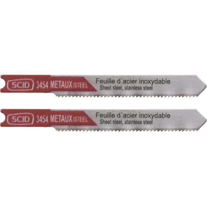 Bahco Lame de scie sauteuse Bois et Plastique 100x6.7mm 6 dents/pouce 